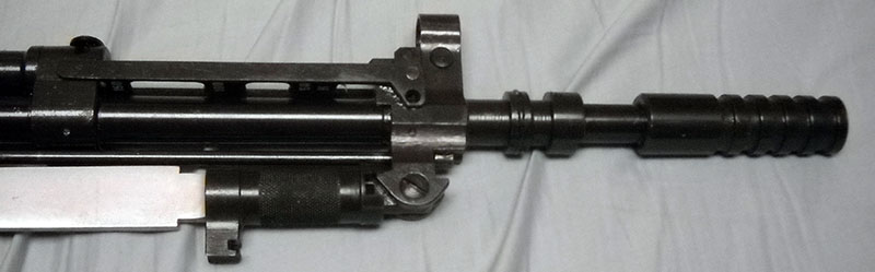 detail, M59/66 grenade launcher